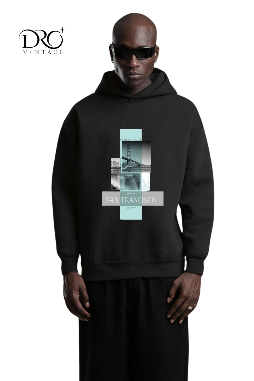 Dro Vintage San Francisco Bridge Hoodie